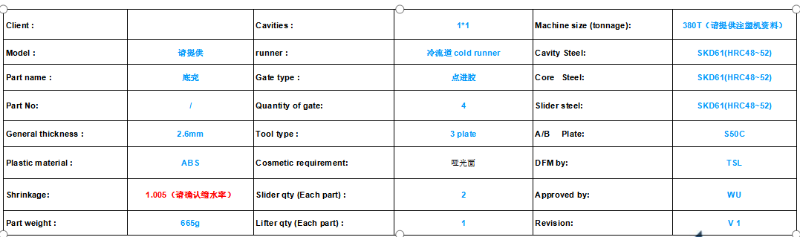 塑膠齒輪模具DFM報告